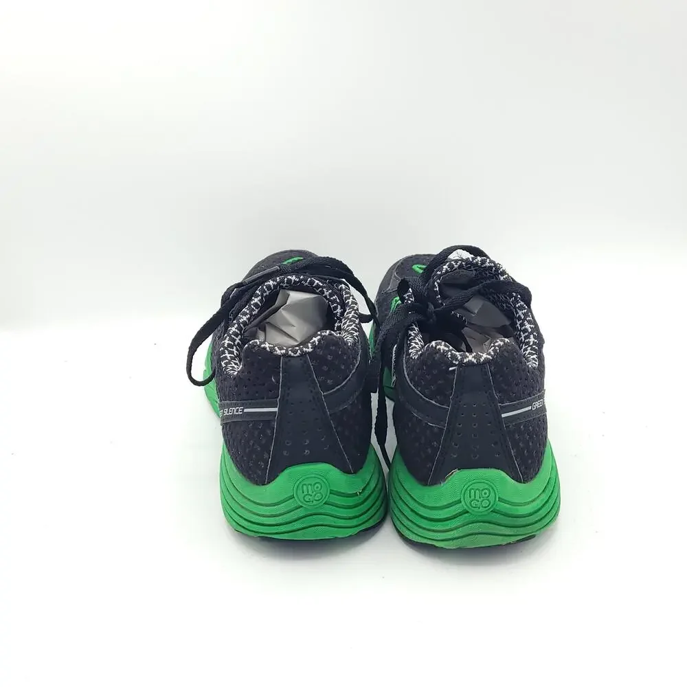 Brooks Green Silence Running Lightweight Black mens size 7.5